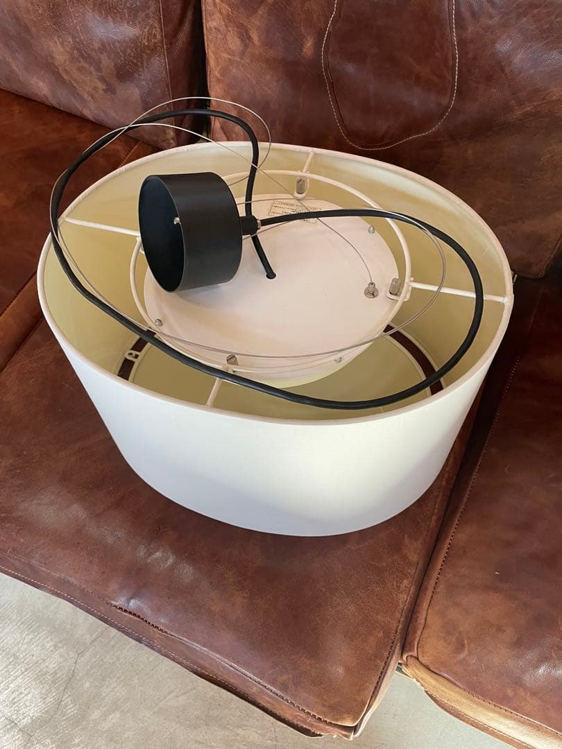 無印良品 廃盤 ペンダントライト 楕円 Mサイズ シェード　照明