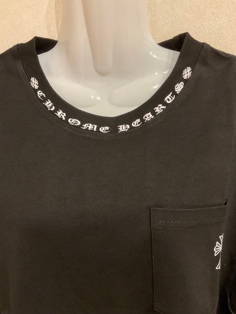 【新品・未使用】CHROME HEARTS ブラック Tシャツ　Lサイズ