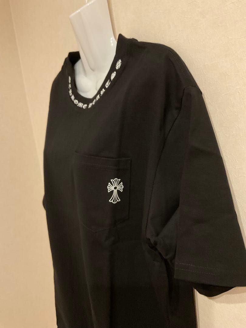 【新品・未使用】CHROME HEARTS ブラック Tシャツ　Lサイズ