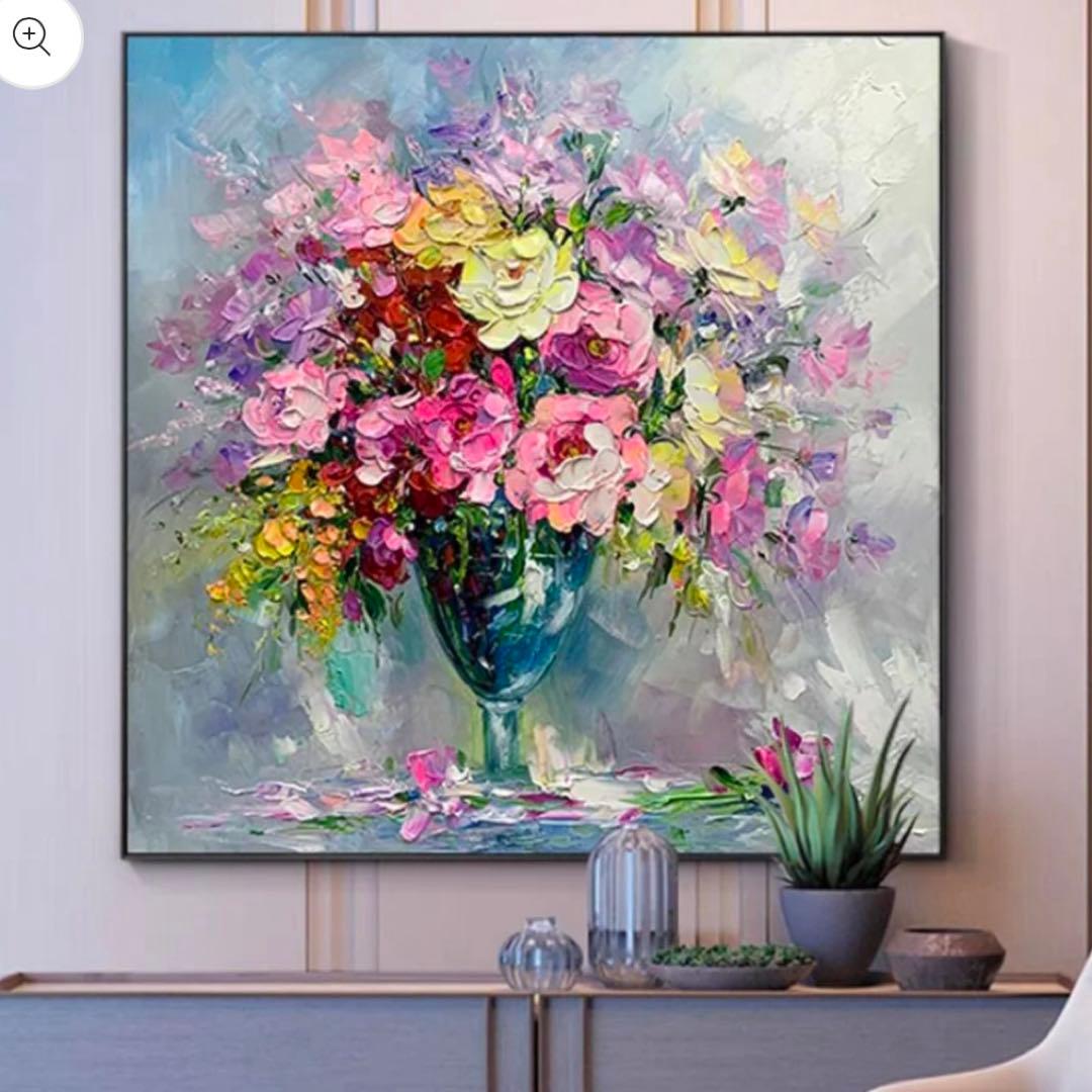 フラワー　絵画