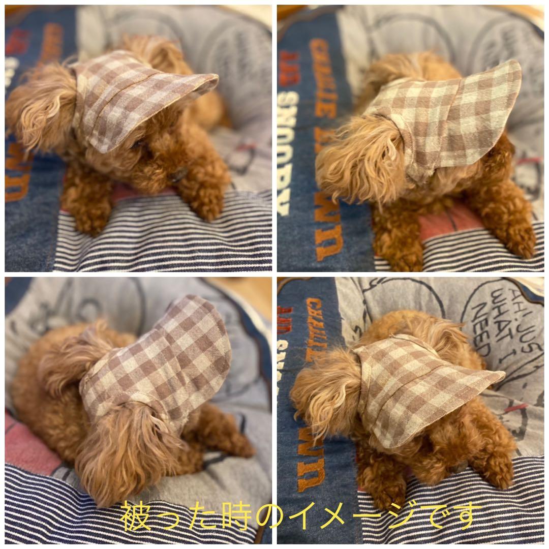 犬の帽子　ペット帽子　Sサイズ
