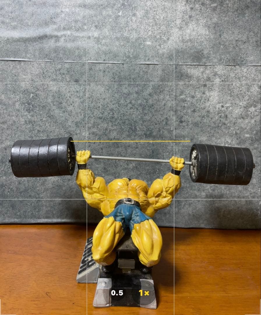 筋肉フィギュア バーベル持ち上げ