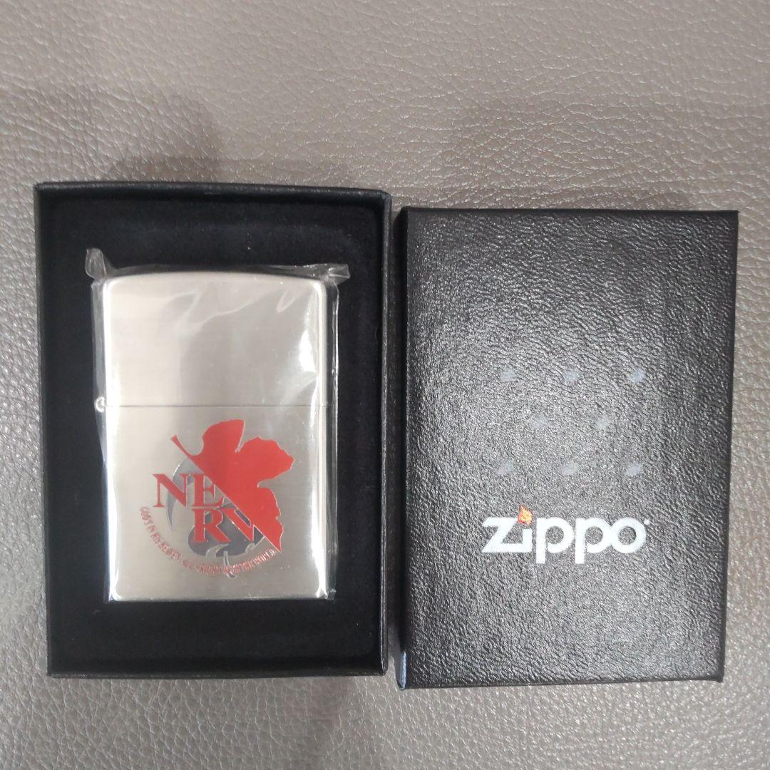 ZIPPO エヴァンゲリヲン ネルフ ライター 赤銀 ジッポ