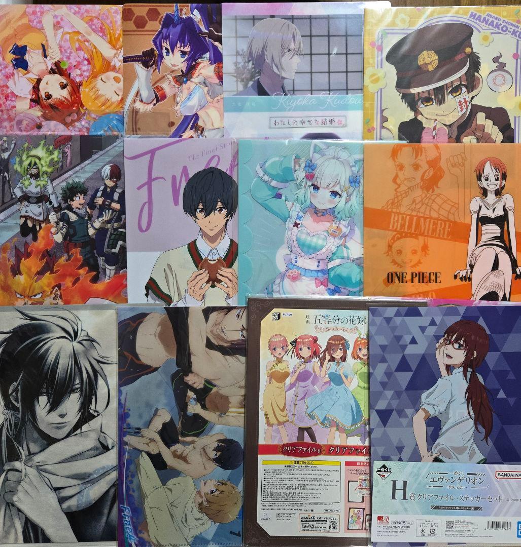 アニメグッズ キャラクターグッズ クリアファイル まとめ売り 300枚以上