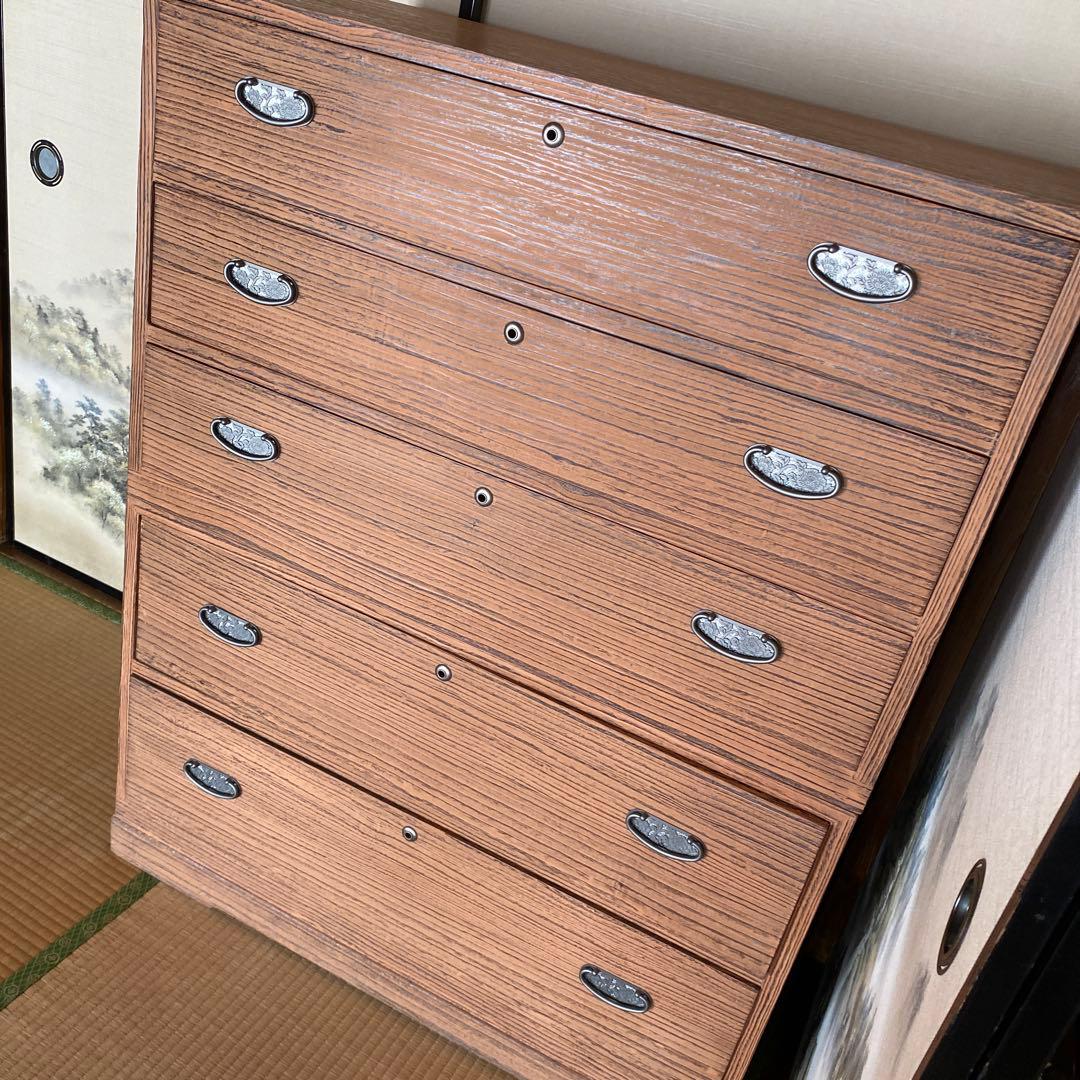 【16日まで限定お値下げ】箪笥 婚礼箪笥 古道具 桐 収納家具 インテリア ①