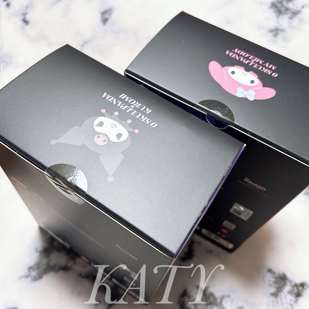 SKULLPANDA X MY MELODY KUROMI ぬいぐるみペンダント