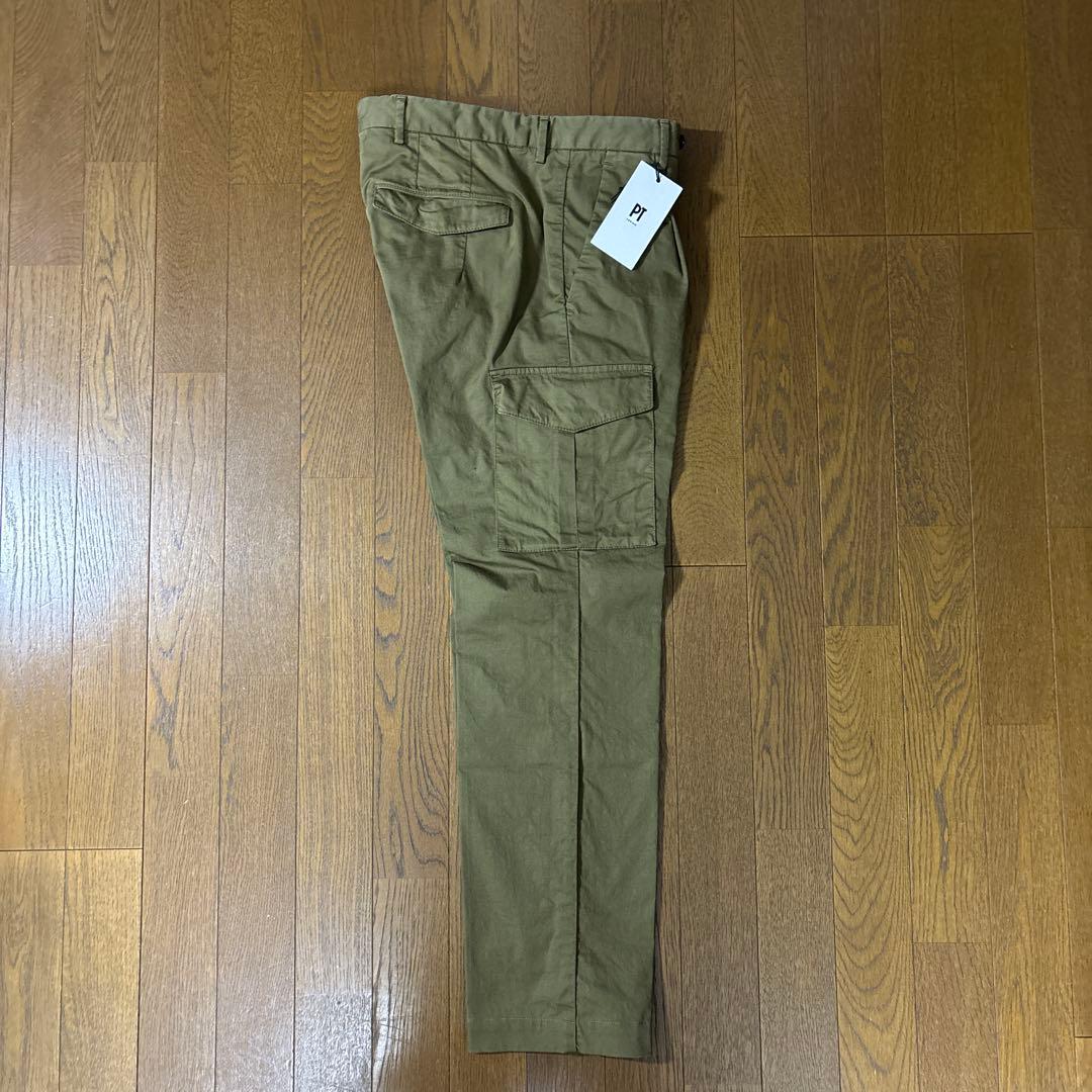 ⭐️【新品、未使用】PT TORINO カーゴパンツ カーキ オリーブ　44