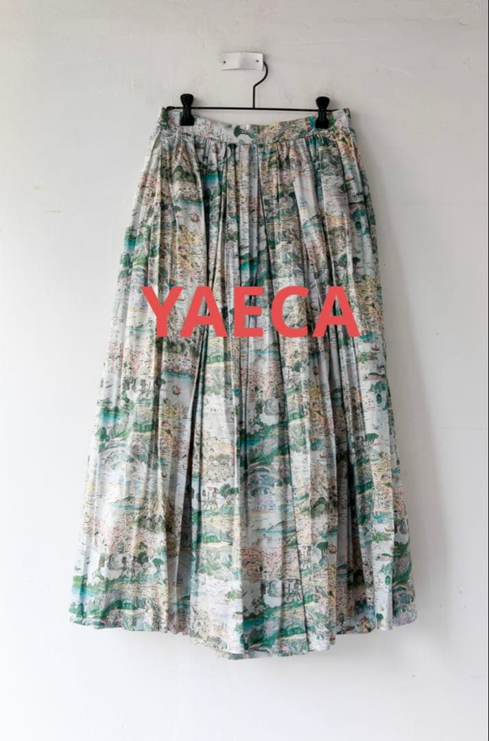 YAECA ヤエカ リバティ柄タックキュロット STORY 