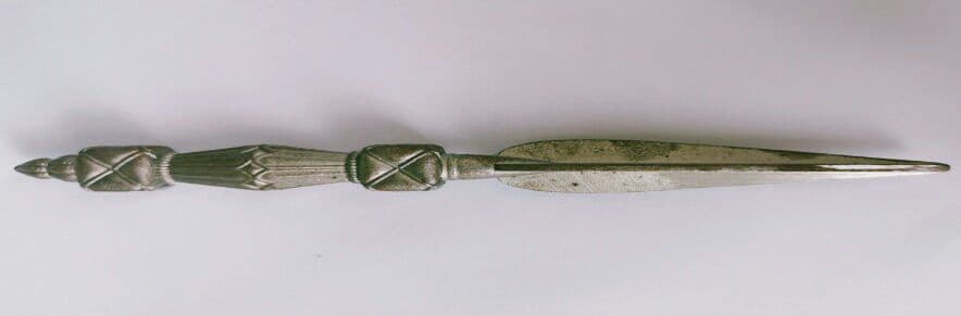 【修縁堂】チベット仏教法器 事業金鋼撅 鉄製品 密教法具 20cm