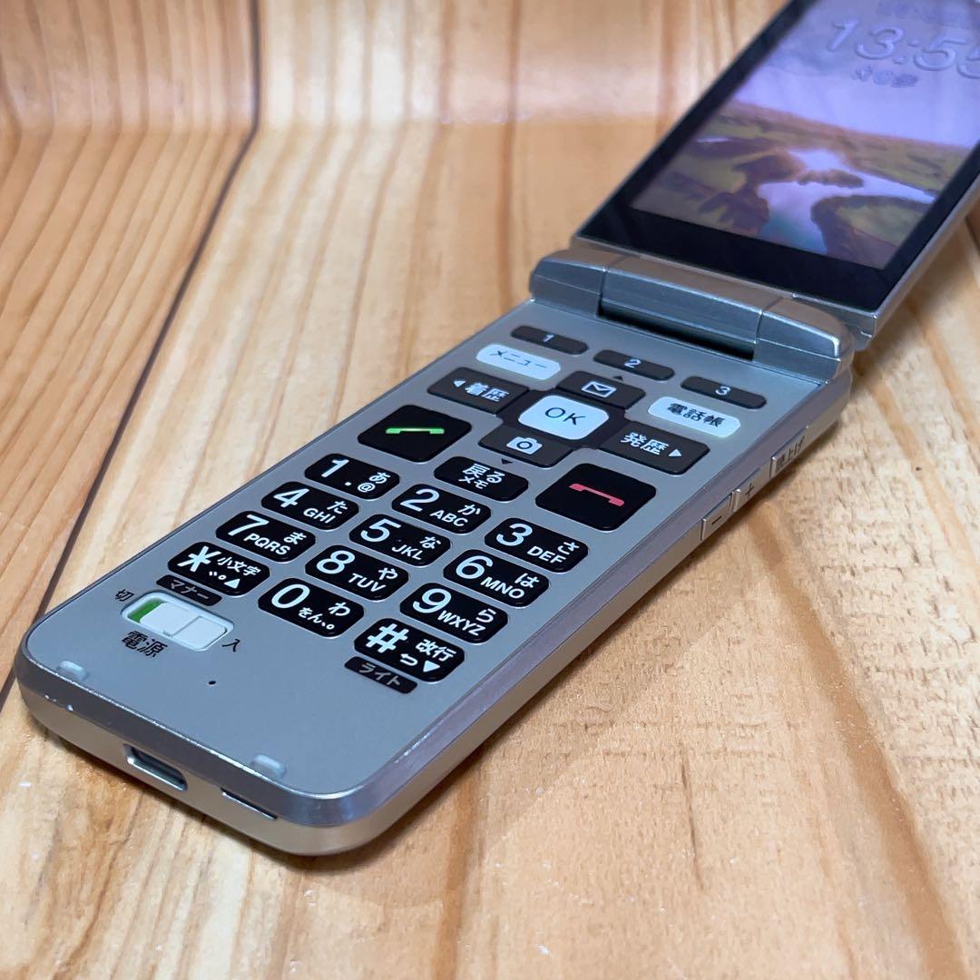 SIMフリー 本体 かんたんケータイ KYF41 183G4 シルバー ガラホ