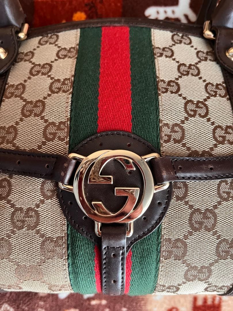 GUCCI グッチ　シェリーライン　ハンドバック