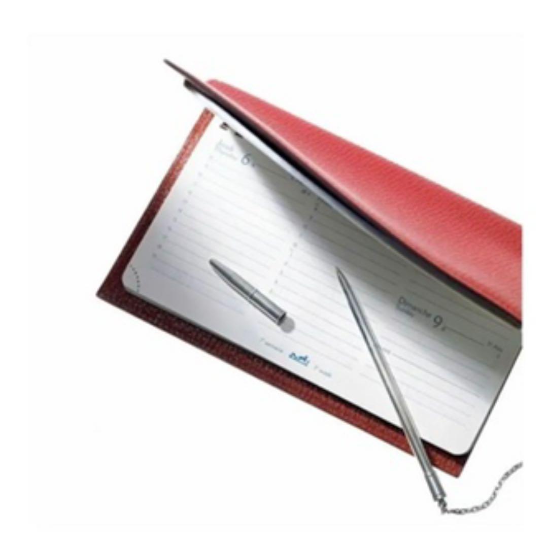 【新品本物】エルメス　シルバーチェーンボールペン　エス・テー・デュポン替芯2本付