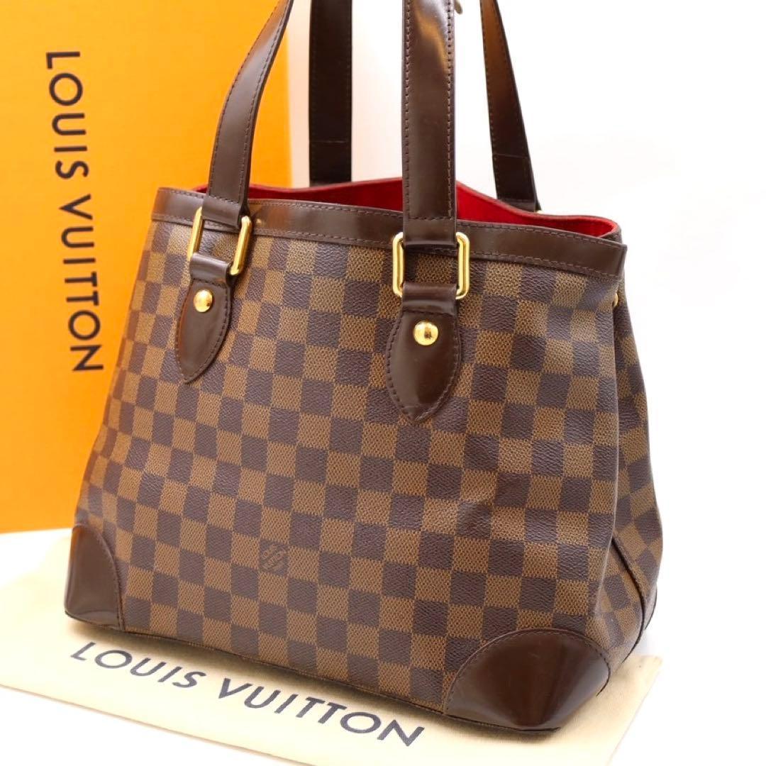 【超美品】　ルイヴィトン　ダミエ　エベヌ　ハムステッドPM　トートバッグ