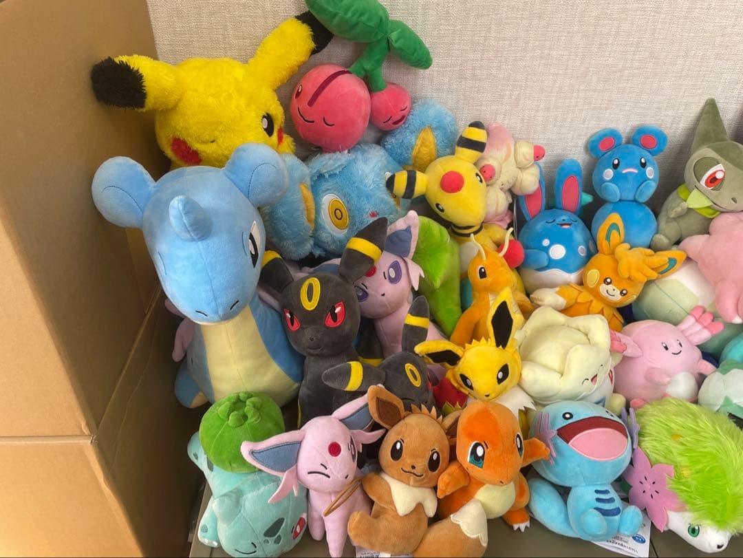 ポケモンぬいぐるみ 約35体セット 新品タグ付き まとめ売り
