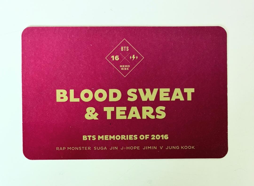 BTS MEMORIES OF 2016 DVD 日本版（G937）