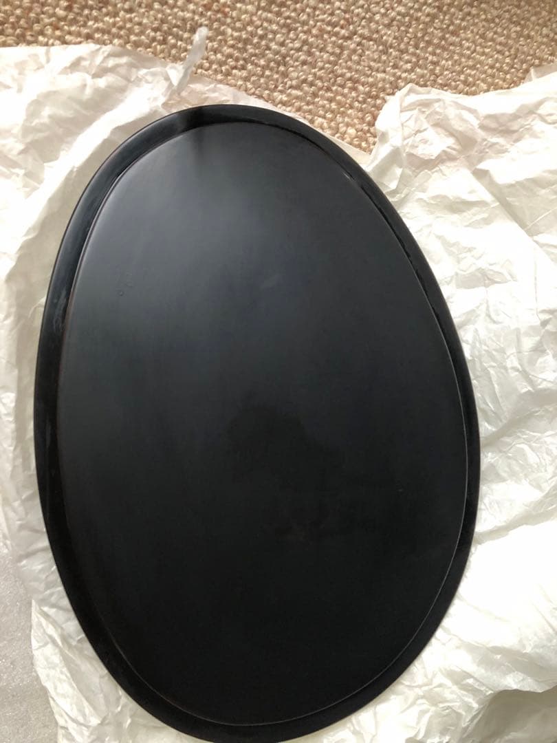 益田芳徳氏作　硝子の水指　共箱入