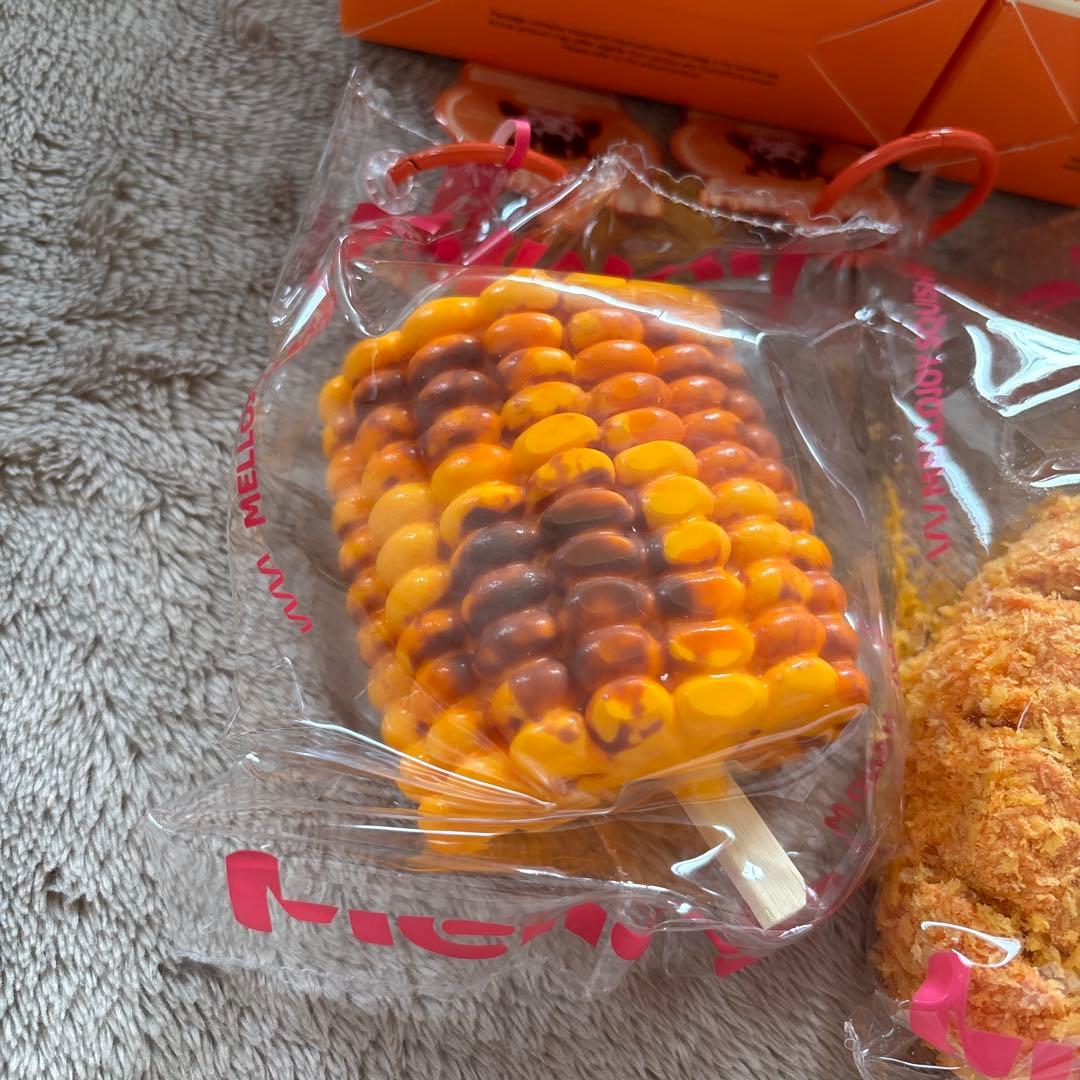 Mellojoy スクイーズ　和食シリーズ　とんかつ　コーン