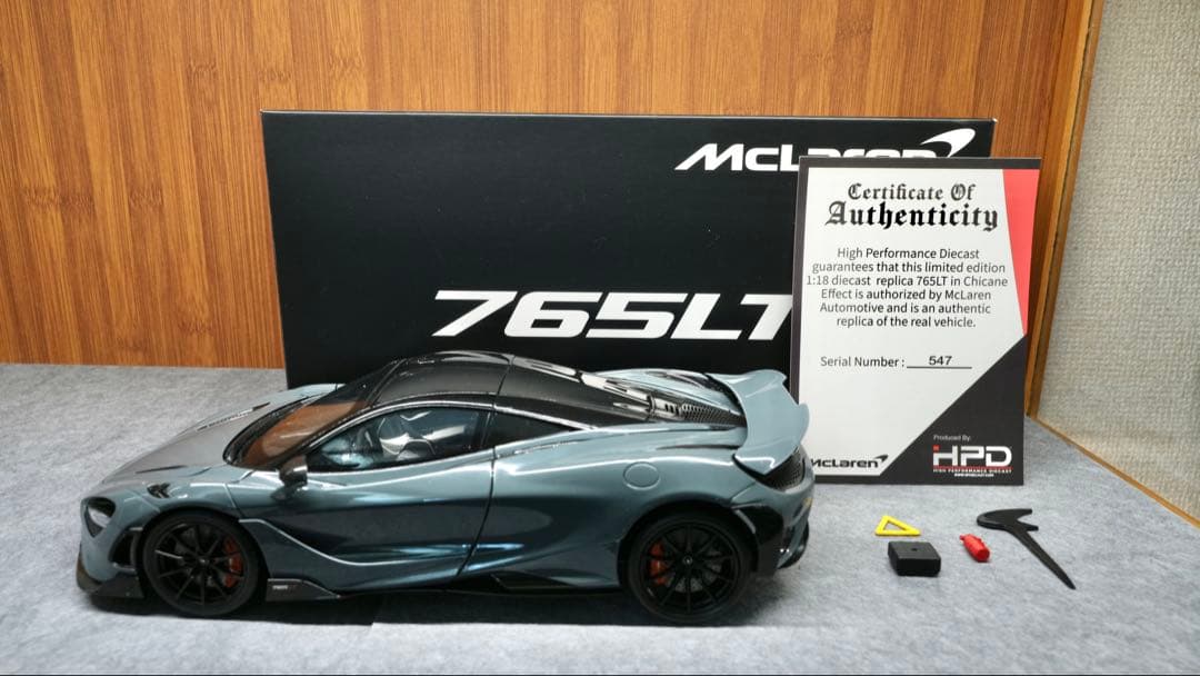 HPD マクラーレン 765LT 1/18 スケール 限定モデル ミニカー