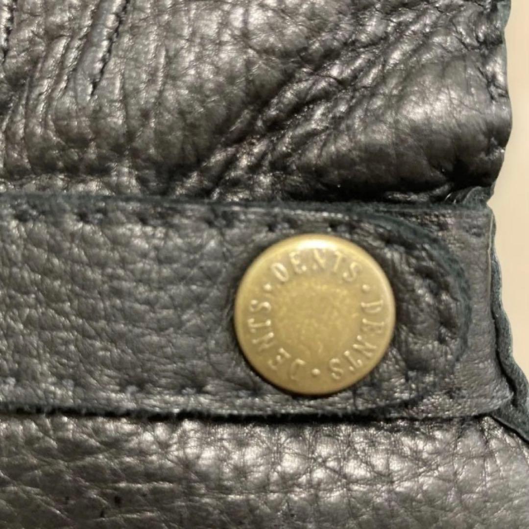 【新品】DENTS デンツ　手袋　革手袋　メンズ　グローブ　カシミヤ　ブラック