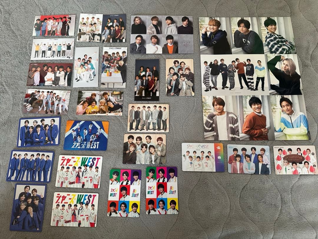 WEST. グッズセット (うちわ,キーホルダー,写真,本,ピンナップなど)