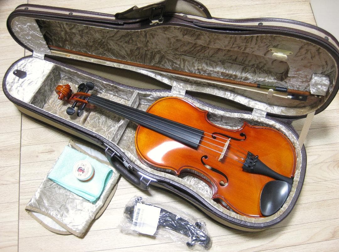 【美麗豊音】 鈴木バイオリン社 ビオラ No.25 15.5インチ 付属品セット