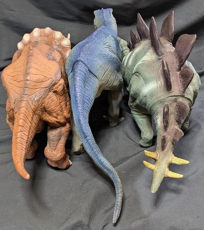 超恐竜ティラノサウルス＆トリケラトプス＆ステゴサウルス（バンダイ）３体セット