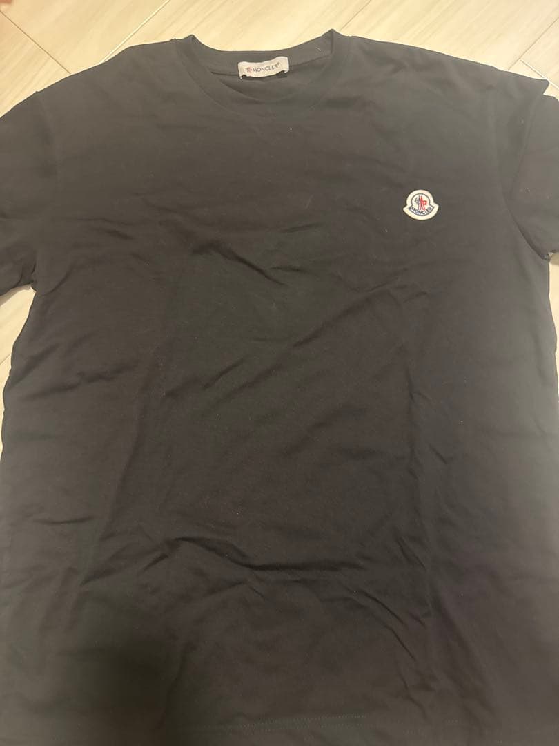 MONCLERブラック Tシャツ M