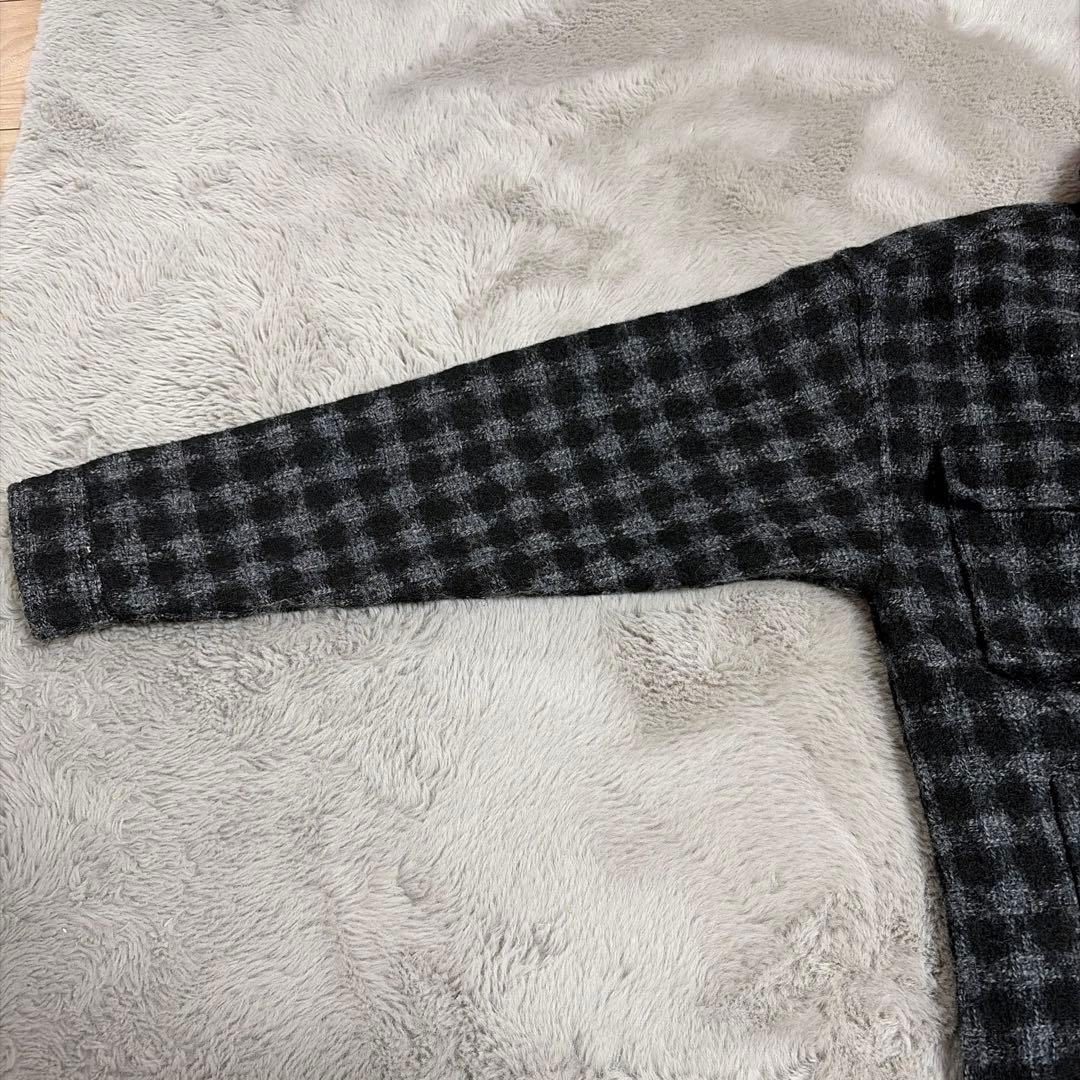 ジャケット・アウター MLVINCE MILITARY CHECK JACKET