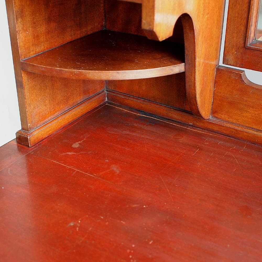 アンティーク ミラー付きチェスト 象嵌細工 ZR24025