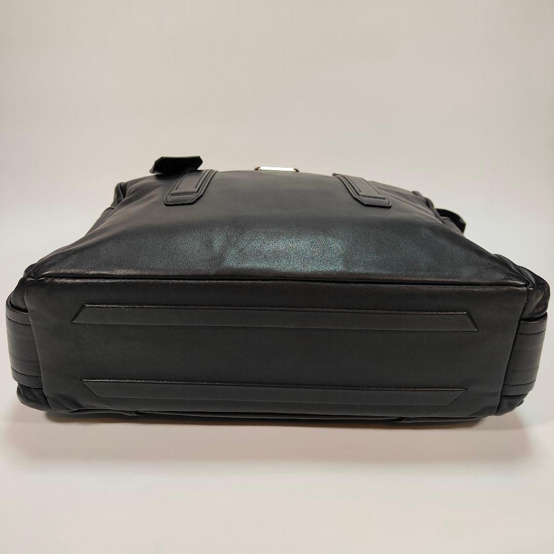 美品✨オールレザー✨TUMI JARVIS ノースサウストート ブラック