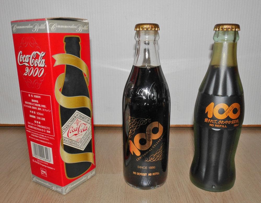 コカ・コーラ 100周年記念　+　2000年限定　ボトル3本セット