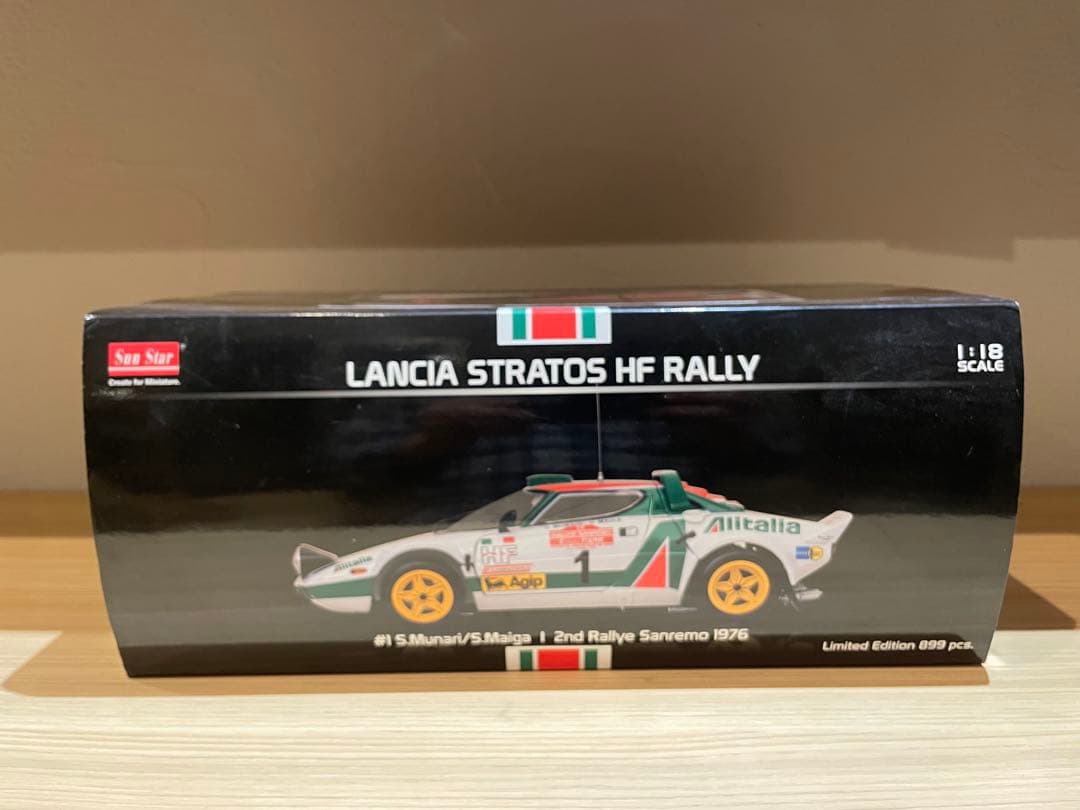 ミニカー LANCIA STRATOHF RALLY 1:18