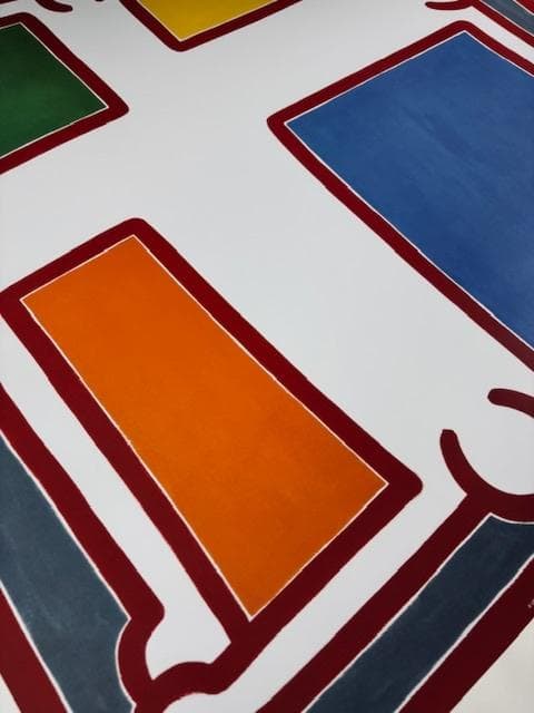 額装済/Untitled No6/キース ヘリング/インテリア/ポスター/アート