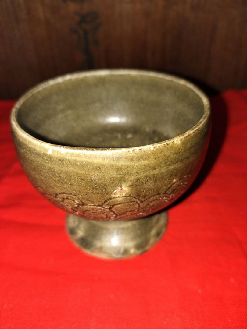 高麗青磁馬上盃