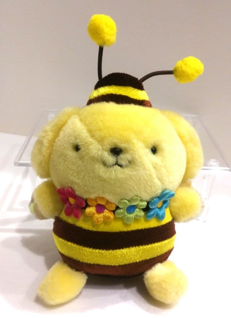 サンリオ ポムポムプリン ぬいぐるみ ミツバチ はち 蜂 プリン 当時物 レトロ