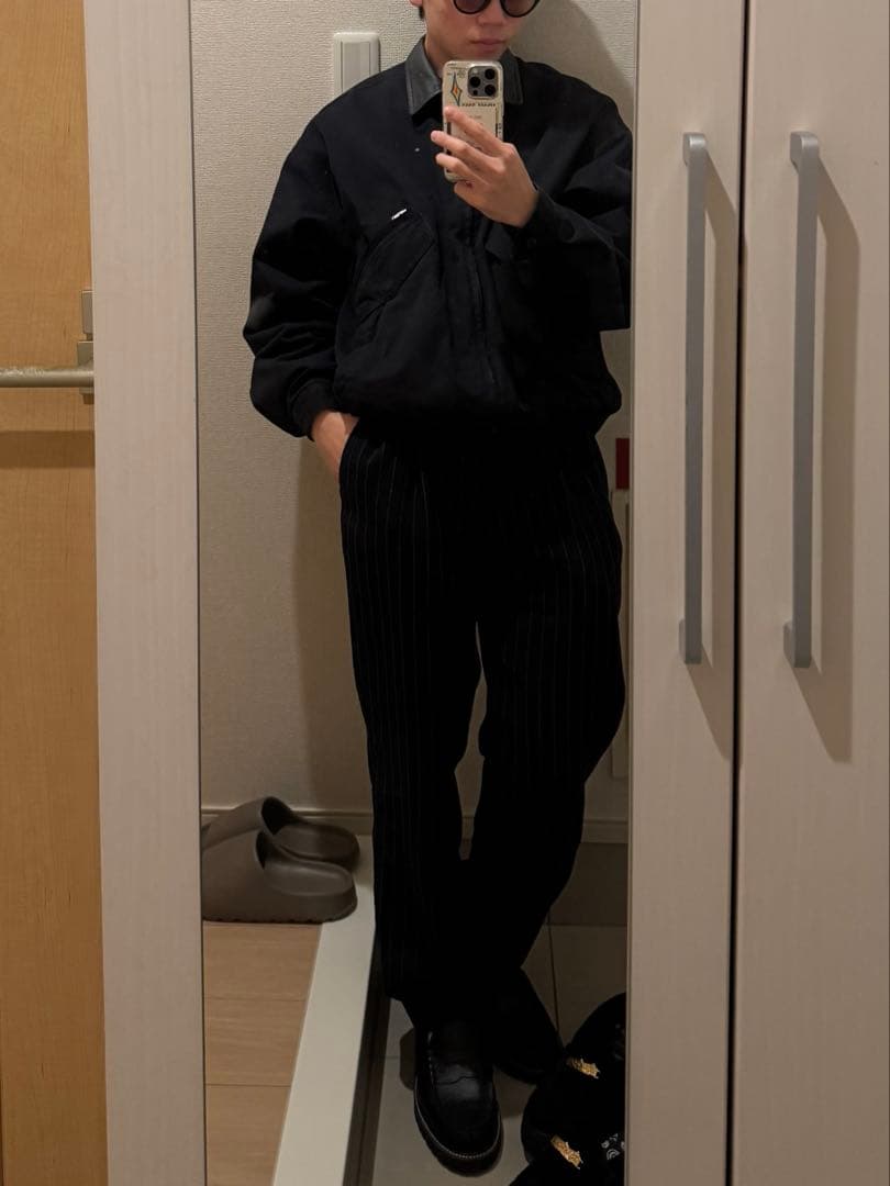 ジャケット・アウター supreme leather color utility jacket S