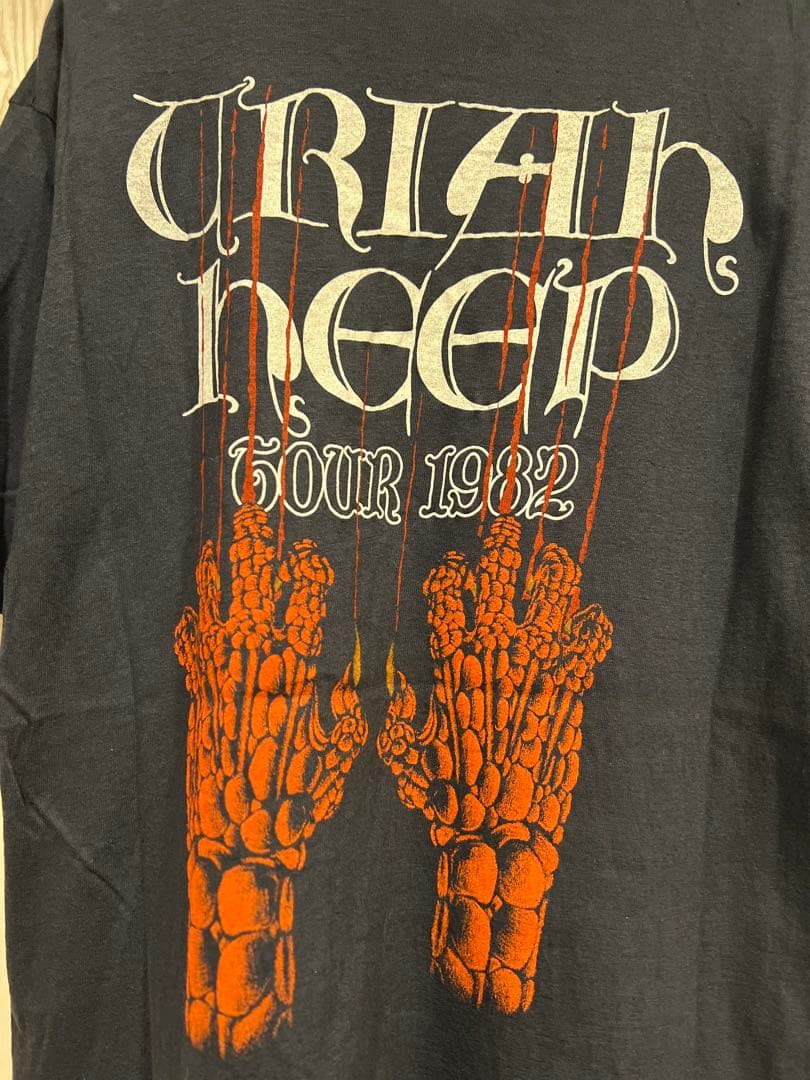オリジナル 80s Uriah Heep ABOMINOG 1982 ツアーT