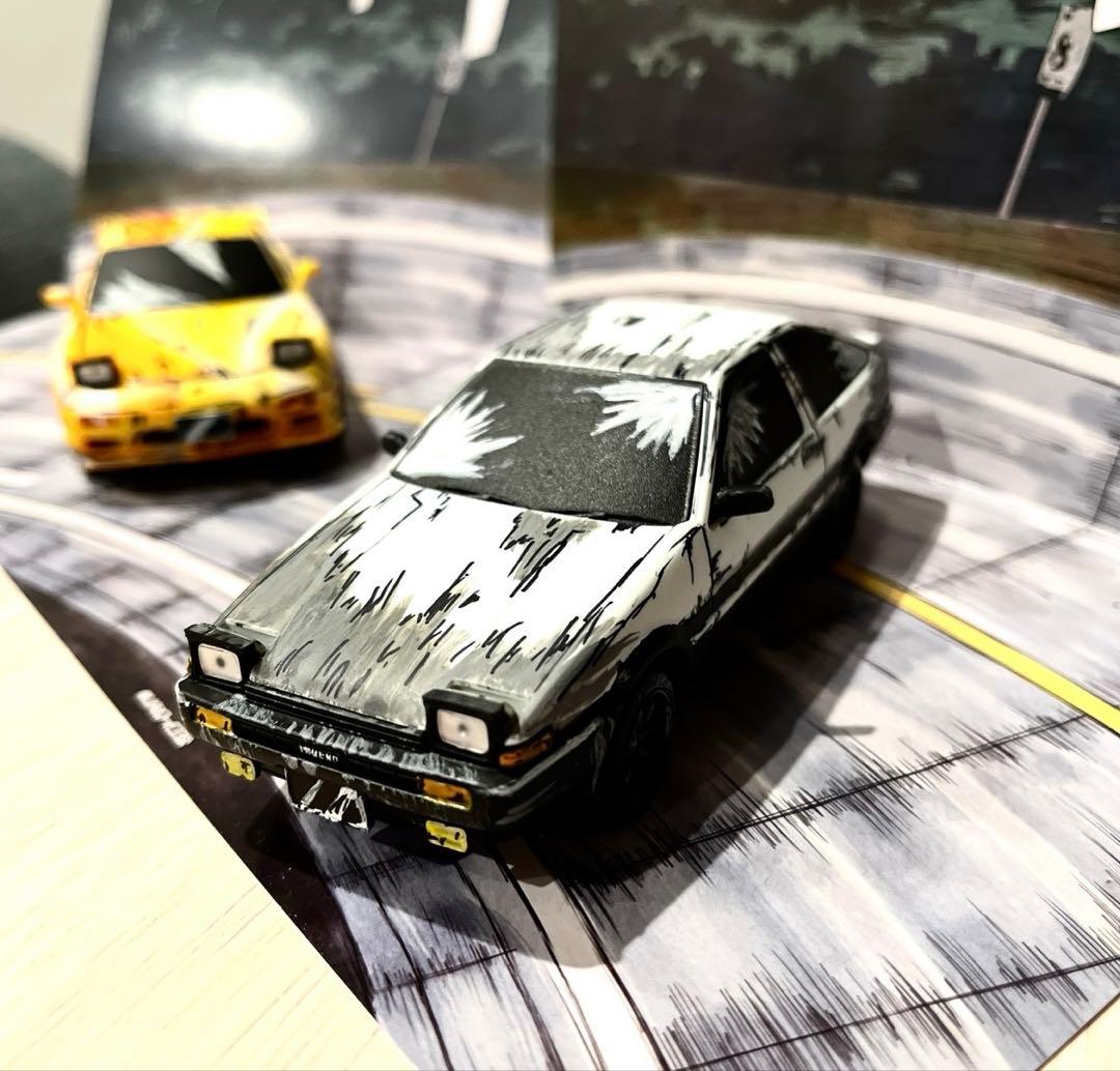 頭文字D 漫画風　二次元塗装