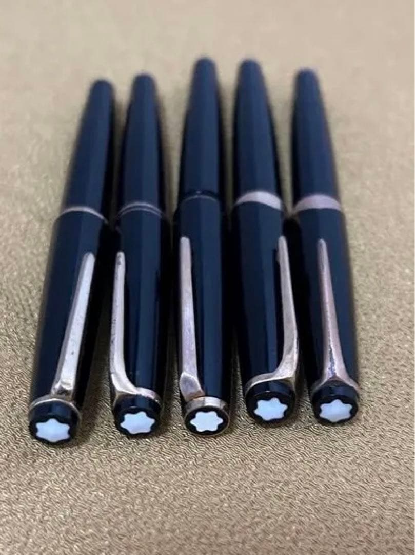 モンブラン万年筆 5本セット 黒