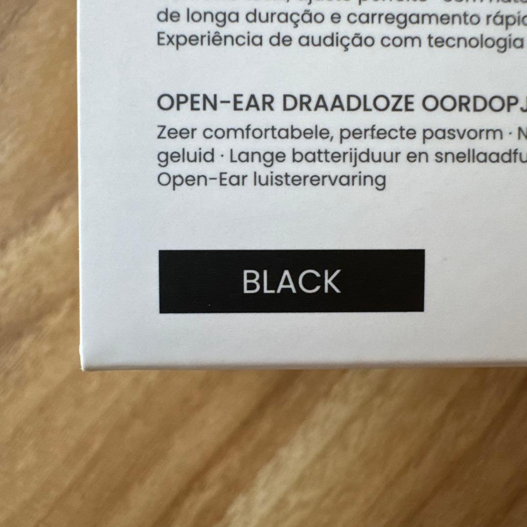 SHOKZ OPENFIT AIR ワイヤレスイヤホン ブラックほぼ新品