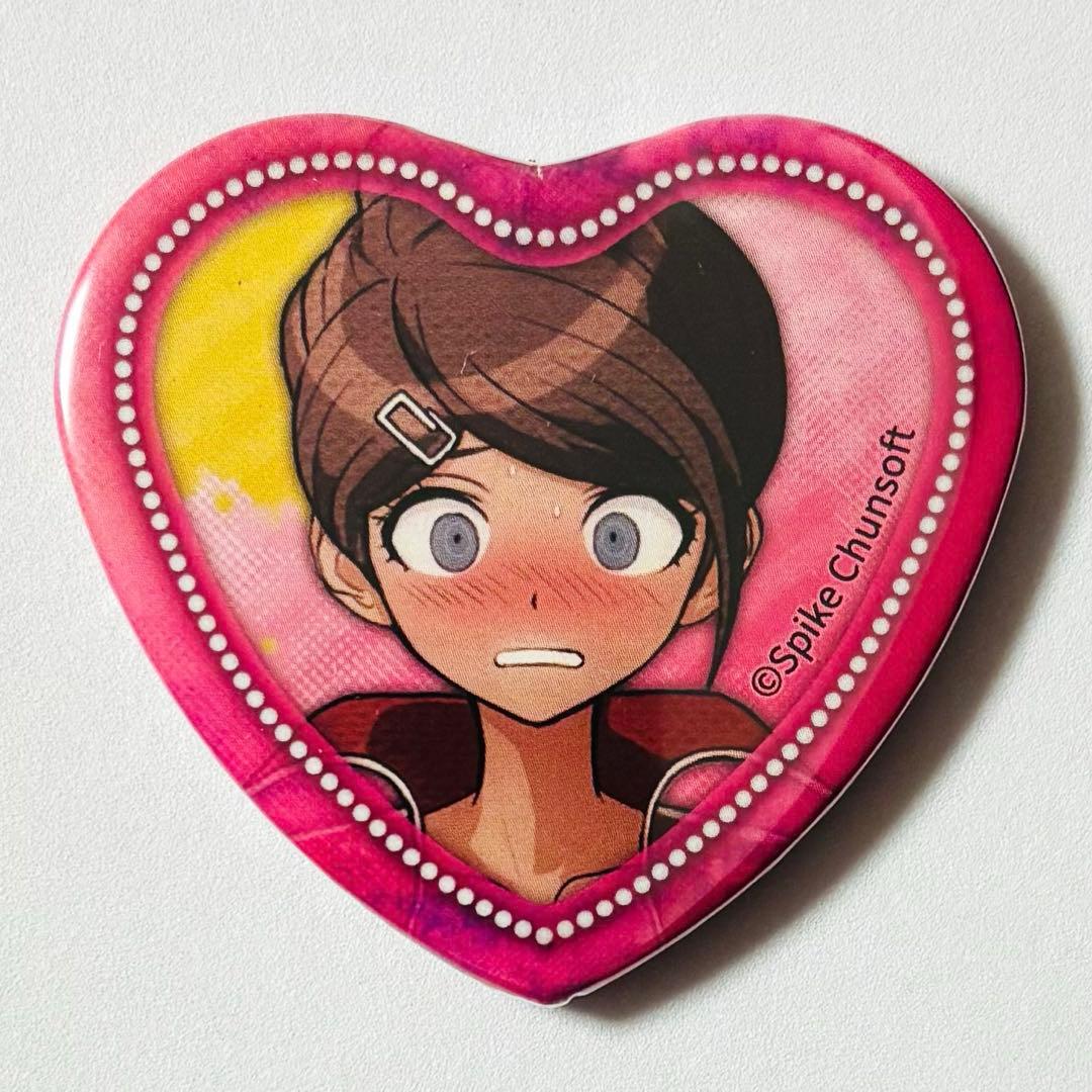 ダンガンロンパ ナンジャタウン テレ顔 照れ顔 ハート缶バッジ 朝日奈葵