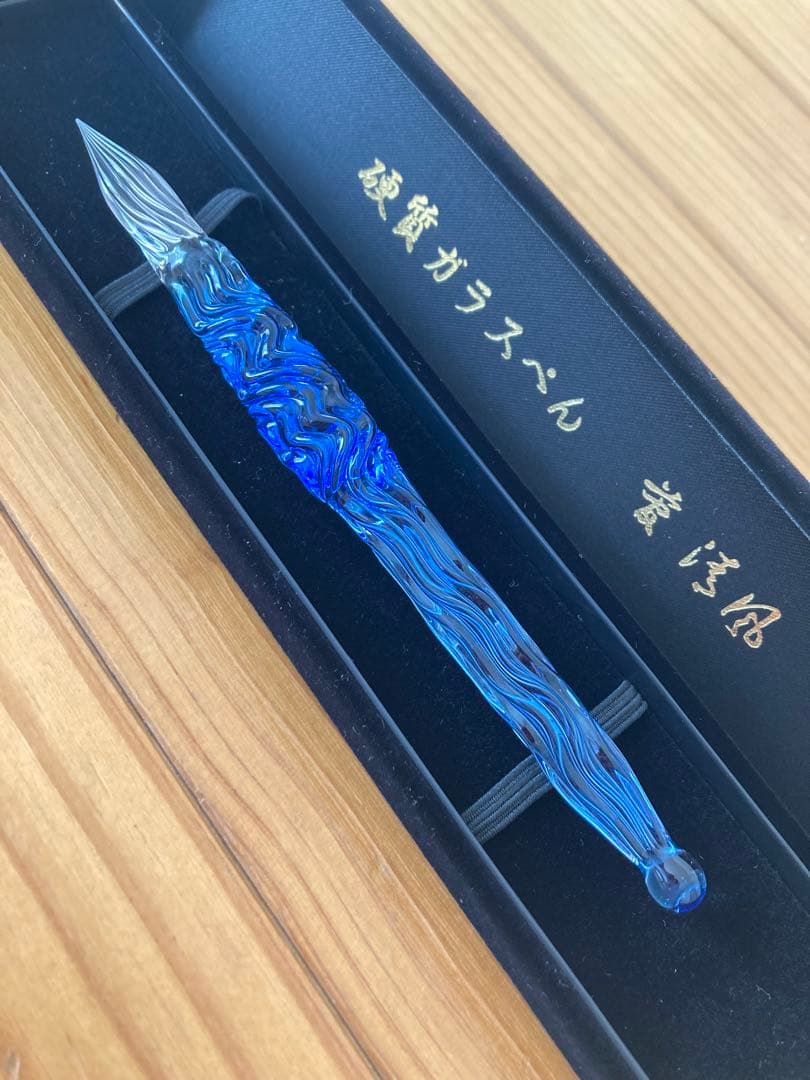 【菅清風】　ガラスペン　クリスタルペン　インクおまけ