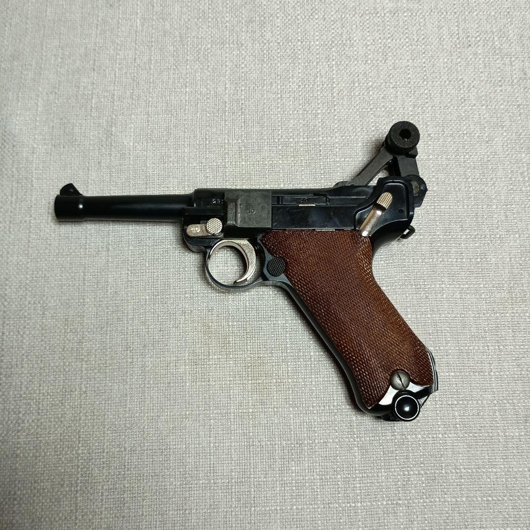 ポイント製 コッキングエアガン ルガーP08 トイガン 18才以上用