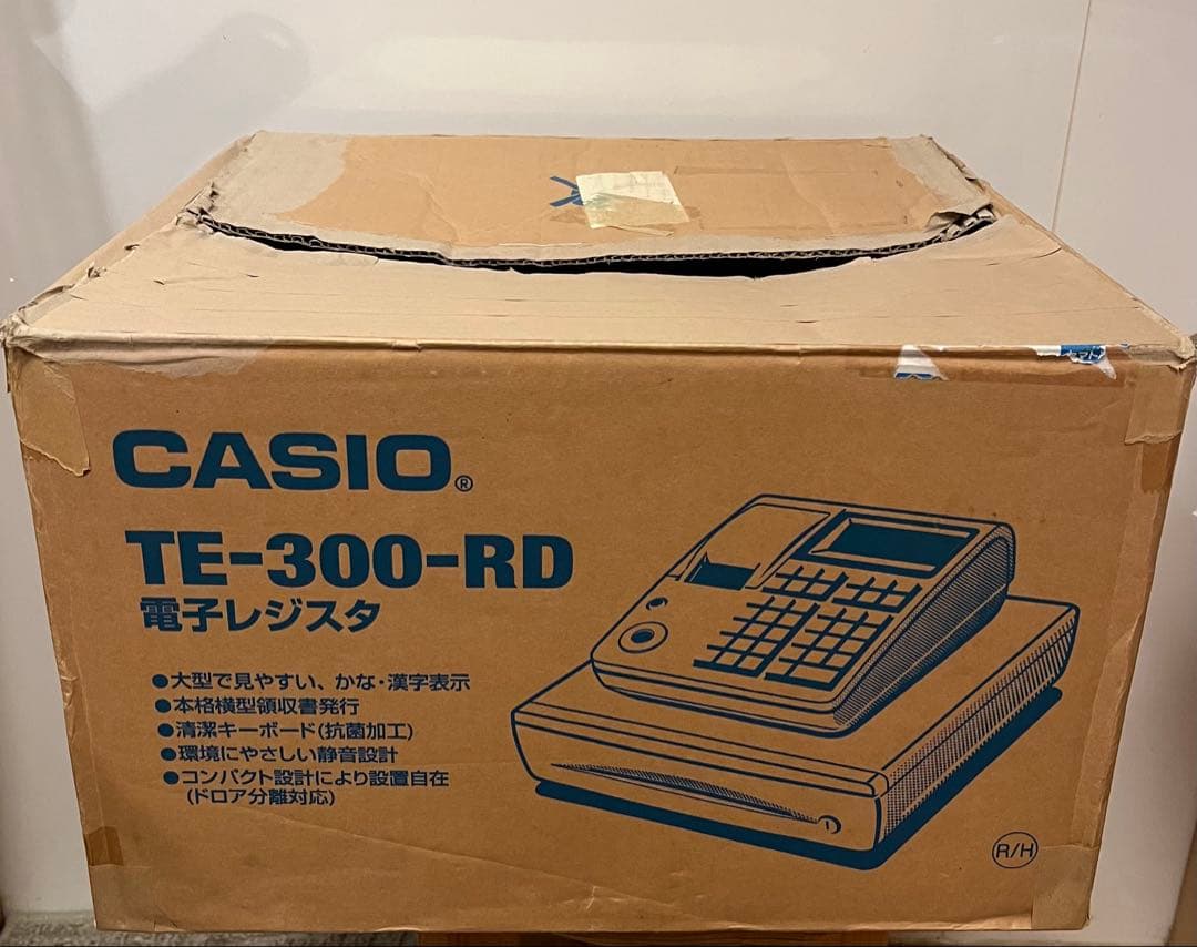 CASIO TE-300 電子レジスター レッド