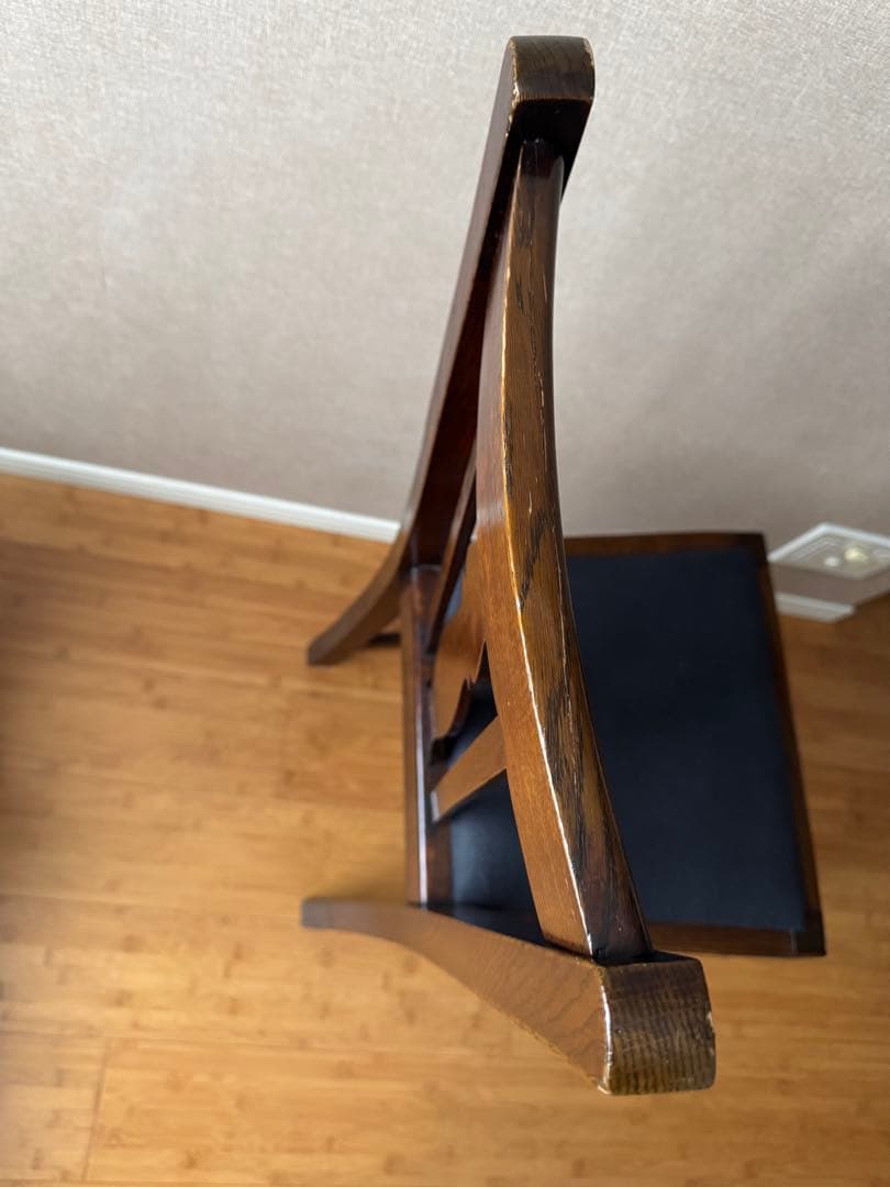 ロイズアンティークス購入　イギリスアンティーク　ダイニングチェア1脚