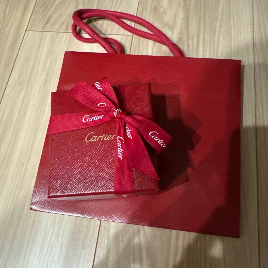 正規品Cartier カルティエ　ホワイトゴールドジュストアンクルリング 50号