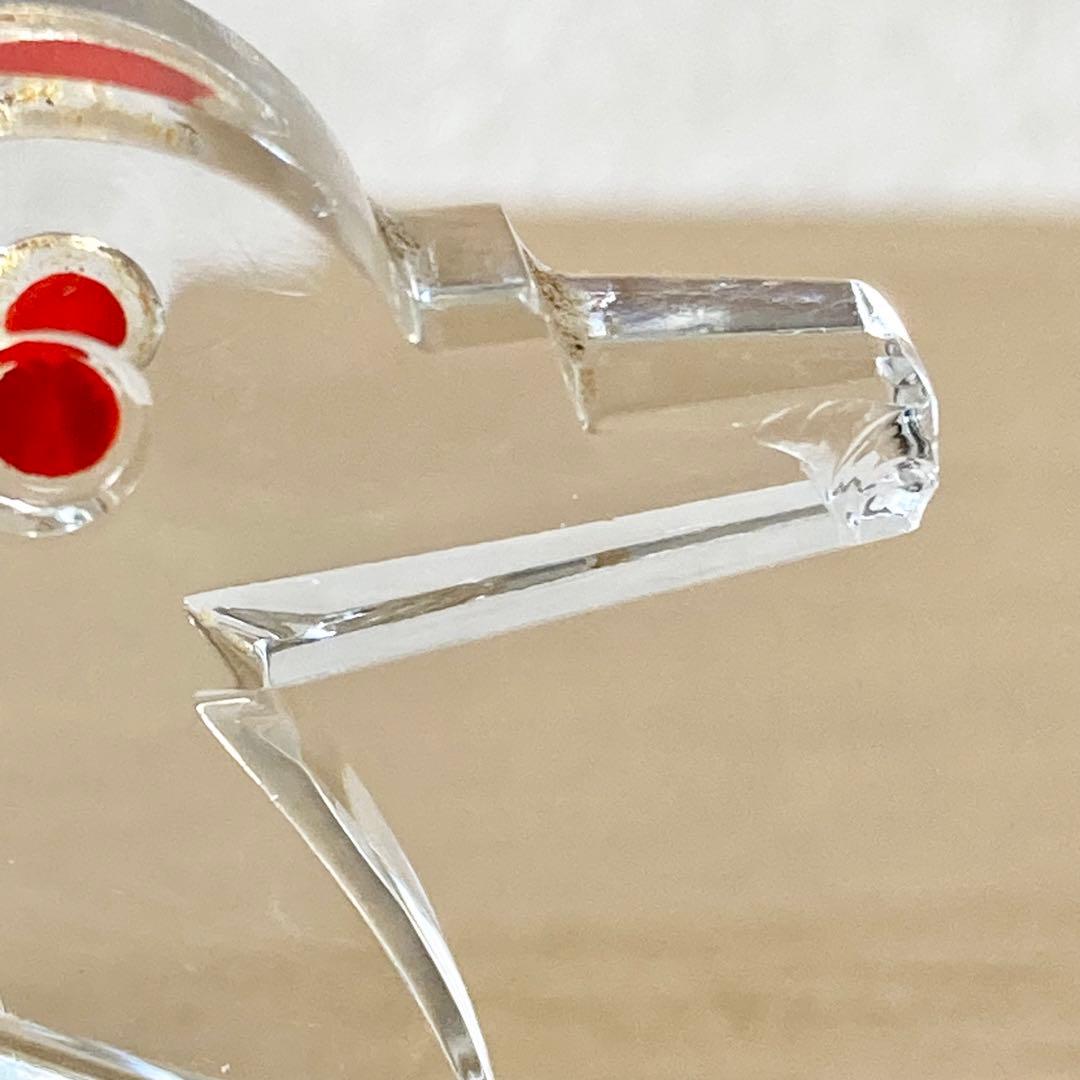 クリスタルガラス　バード　モダン　デザイン　北欧　鳥　ガラス　ヴィンテージ