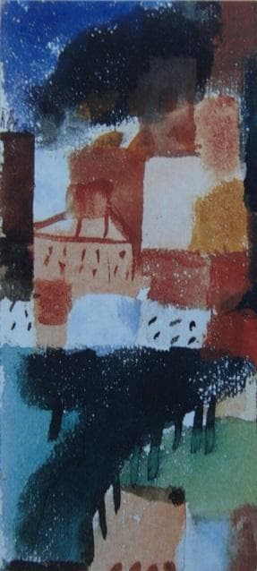 Paul Klee、パウル・クレー、【HAUSER MIT BAUMALLEE】