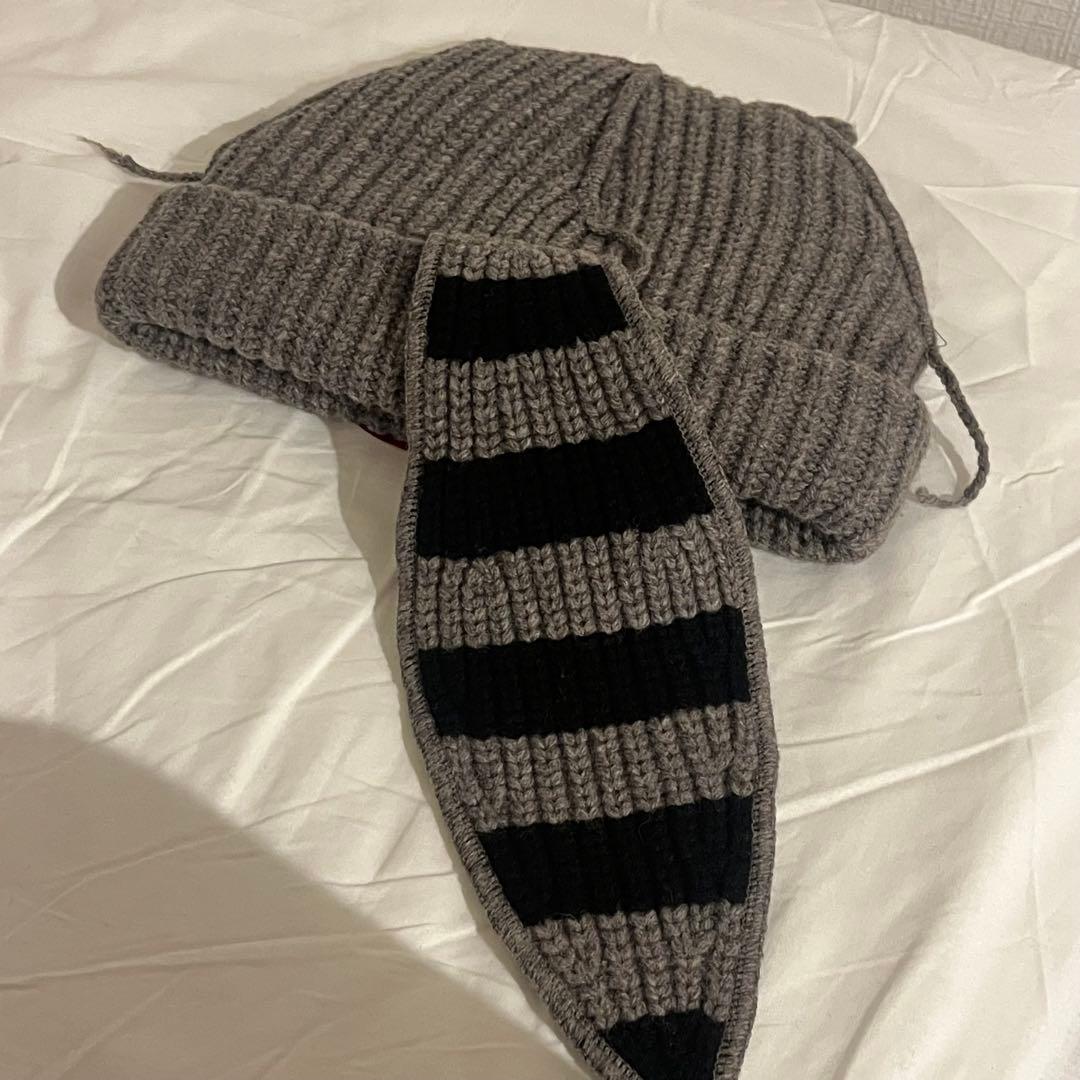 LOVERBOY ニット帽 グレー