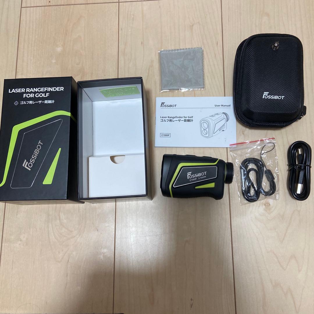 2025新作　一度のみ使用【FOSSiBOT】ゴルフレーザー距離計　黒